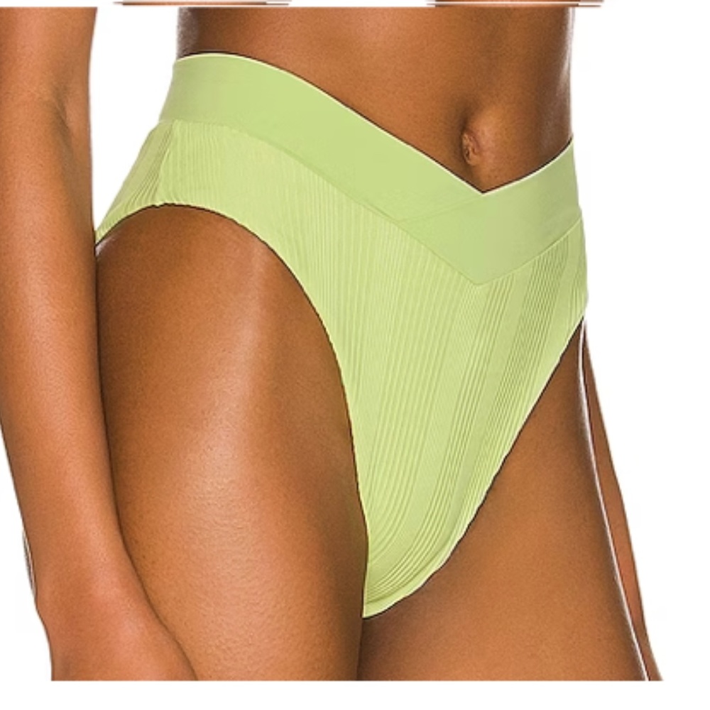 L*Space Court Bitsy Cut Bikini Bottoms Mojito Size S